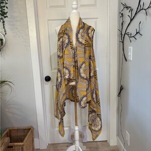 Freeway Yellow Sleeveless Wrap